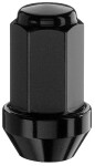 nut m12x1,25/34/19m ( closed, p34, ch19) black- nickel cone 60°