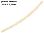 flexible plastvoolik spiral hose 2x7,5mm, length 260mm