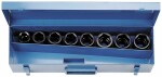 Hexagon impact socket set 8pcs 24-38mm 3/4" Irimo