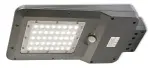 led solar street with battery 15w 1600lm 232x413mm solar panel. sensor. ip65 a++ kobi