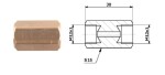 connection brake pipe inner. M 12X1 DF + inner M 12X1 DF