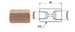 connection brake pipe inner. M 12X1 SF + inner M 10X1 SF