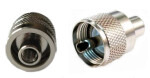 UHF male plug joodetav-Rotate short RG58 PL259/R