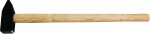 massive-hammer 6000g sharp tip. wooden handle triumf