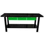 work table "long" 3 drawers 2000x640mm height 865mm jbm