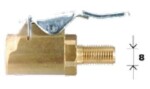 Tire Air Chuck lockable for the big for tyre hole M+