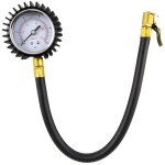tyre pressure pressure gauge with hose 0-10 bar