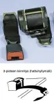 rolling car seat safety belt,the back seat, handle length 32CM