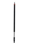handle ALUM. 1M with water connection. Ø31 mm black