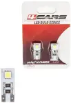 12v t10 led BULB w5w canbus white blister 2pc 4cars