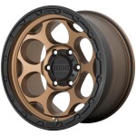 Alloy Wheel KMC KM541 Dirty Harry Matte Bronze With Black Lip 8.5x18" 6x139.7 ET18 middle hole 106