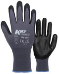 work gloves nylon + lükra XL