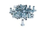 Brake lining rivet (8mmx20mm, opak. 100szt.) steel, hollowed out