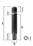 Stud tp12x1,25/82 (p82) prb82ch5