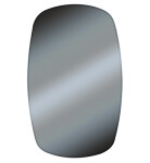 mirror glass 250X150MM r=400