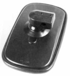 Mirror 333X195 24V mounting. 16-22MM