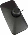 Mirror 400X197 24V unbreakable KL. EL.REG fastening 16-46MM