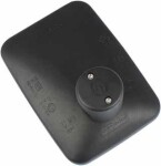 Mirror 159X222 0V unbreakable KL. fastening 10-32MM
