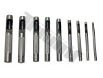Hole punch 9pc set 3-4-5-6-7-8-10-11-12mm triumf