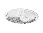 LED side marking light, white 12V 5M oval 12V