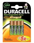 battery duracell aaa 4 pcs, 800mah