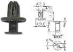 21bdob upholstery car fastener 10mm 1pc