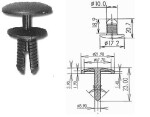 36bdob upholstery car fastener 10mm 1pc