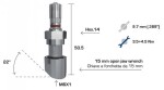 tpms valve wonder 1394 truck for alloy wheels 9,7mm