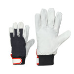 252-11 pigskin- textile lining work gloves 11” m+