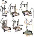apac 1763r barrel trolley with 3:1 pump, hose and gun