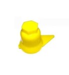 wheel nut coating/ protection m33 plastic/ yellow noolega Caps