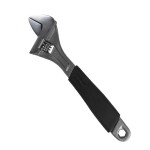 Adjustable wrench 12"/300mm max grip 37mm. in the holding part plastic coating jbm