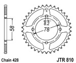 for motorcycles chain ratchet rear JT 42 teeth