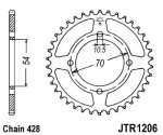 for motorcycles chain ratchet rear JT 42 teeth