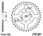 for motorcycles chain ratchet rear JT 44 teeth
