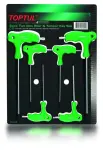 TOPTUL  torx: T10x100mm, T15x100mm, T20x100mm, T25x100mm, T30x150mm, T40x150mm