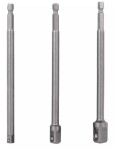 Long socket adapter bit set, 3 pc 19599