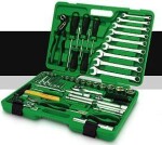 Toptul set 80 tools, 1/4", 1/2", in plastic box