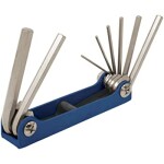 Metric folding hex key set 8 pcs 1,5-8mm 15555