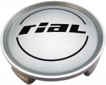 Caps 74mm. silver. black rial logo. mb for wheel