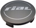 Caps 64.5mm. dark grey. rial logo. 5x108 m10 for wheel