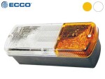 headlight 12/24V 186x66x65mm