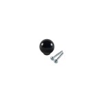 KAPINUPP ABS 34MM black 4pc/PK