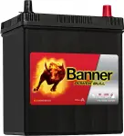 banner battery power bull 40 ah 187x127x204/226 - +  330a  P4026