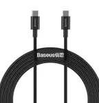 cable for charger usb-c - usb-c 100w, 2m (black)