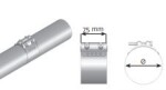 ​​​​​​​buttfit flat clip muffler ø 114mm