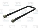 S-TR Strzemię resoru M16X1,5 82X355 MAN TGL (przednie) z nakrętkami