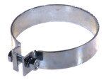 CLAMP fastening pipe ending zinc plated DB 120,5mm