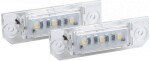 number plate light led volkswagen golf 4. 5. polo 00-. passat 06- canbus 2pc m-tech