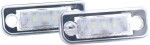 number plate light led mercedes benz w211. w201. w219. r171 canbus 2pc m-tech